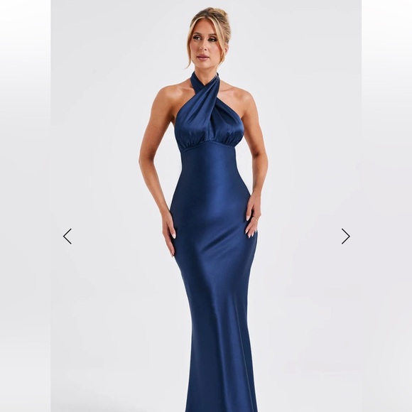babyboo fashion Dresses & Skirts - Elegant Navy Halter Dress